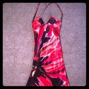 Macy’s prom long floral dress